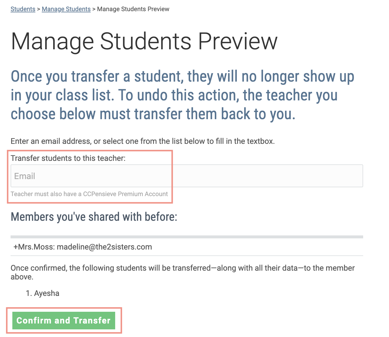 transferStudent 2