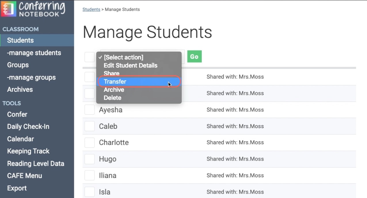 transferStudents 2